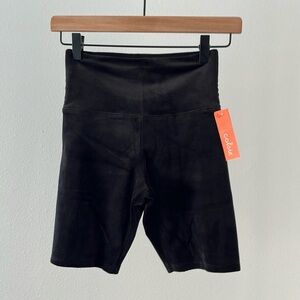 NWT Colsie Velvet Biker Shorts Size XS